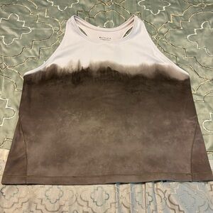Athleta Salutation Stash Racerback Crop Top Activewear in Size 1X